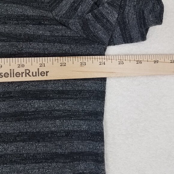 NEW Nordstrom Men's Shop XL Short sleeve Shirt Gray Black Mini Stripe NWT $49 - Picture 10 of 11